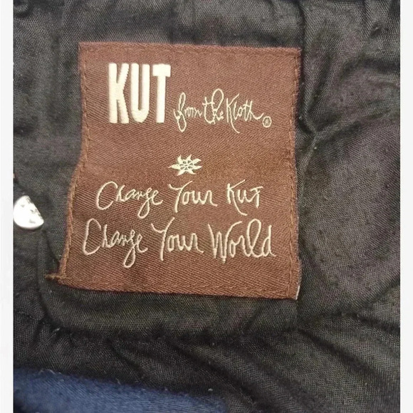 Kut from the Kloth Lucille Skinny Dark Wash Jeans Size 10 - Picture 12 of 13